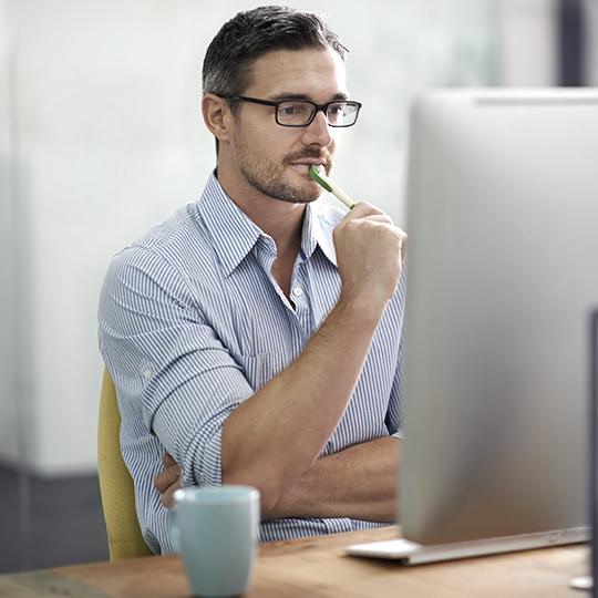 Print Management for Small Businesses person at work